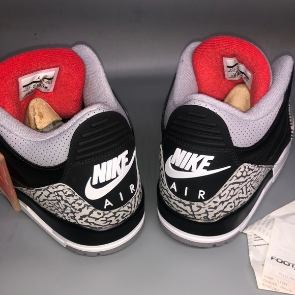 Nike Jordan retro 3 black cement - Picture 4 of 5